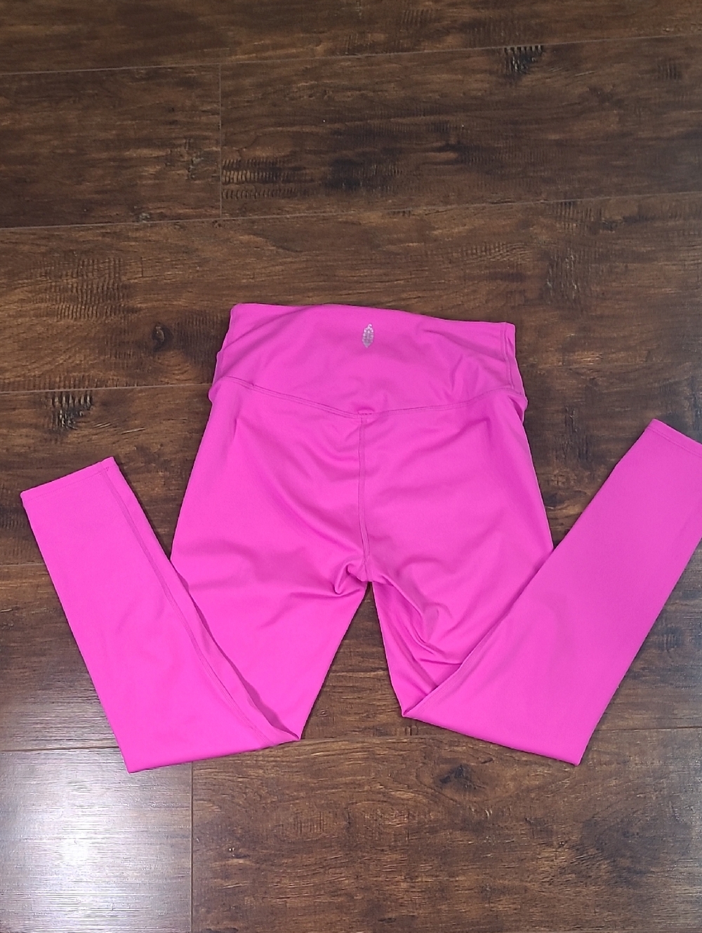 Free People  Active High-Waist Leggings - Hot Pink Barbie Size S - Picture 4 of 9
